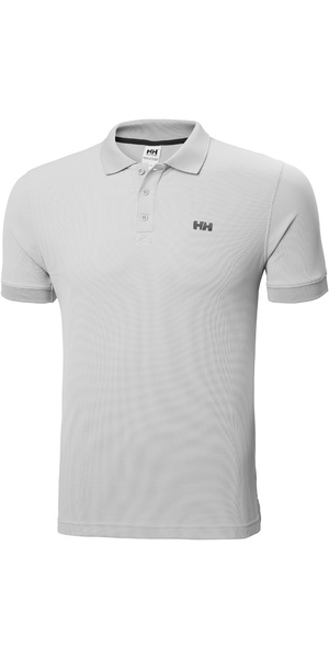2026 Helly Hansen Hombres Driftline Polo Top 50584 - Grey Fog